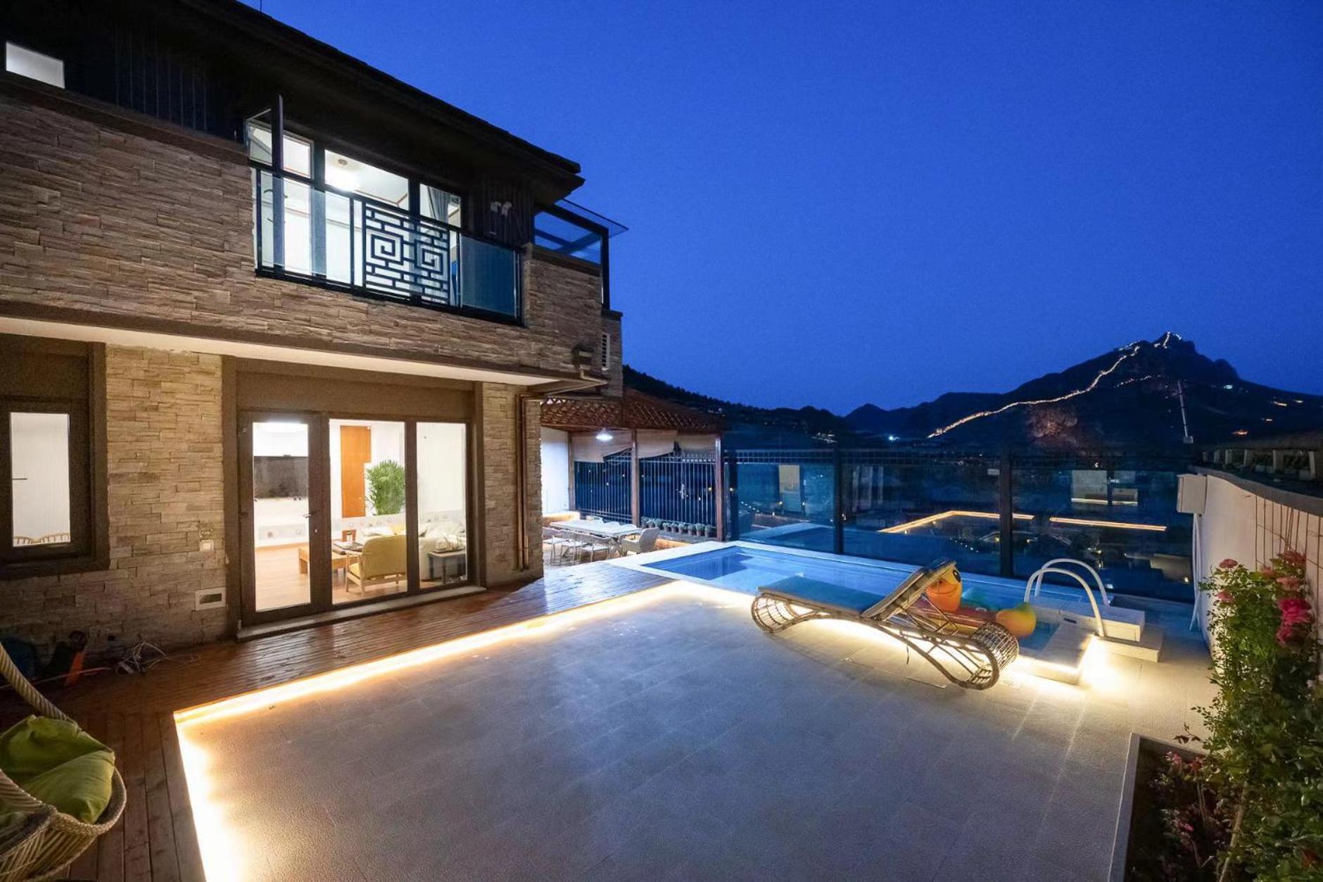 Gubei Water Town Landscape Villa Miyun Exterior photo